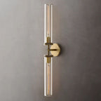 Arisha Modern Cylindrical Metal Led Wall Lamp, Black/Copper