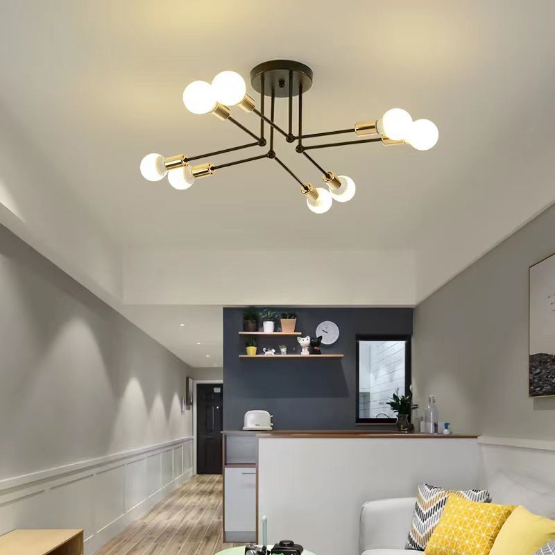 Valentina  Flush Mount Ceiling Light Linear Industrial