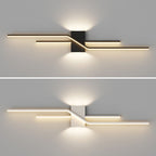 Arisha Minimalist Linear Metal Vanity Wall Light