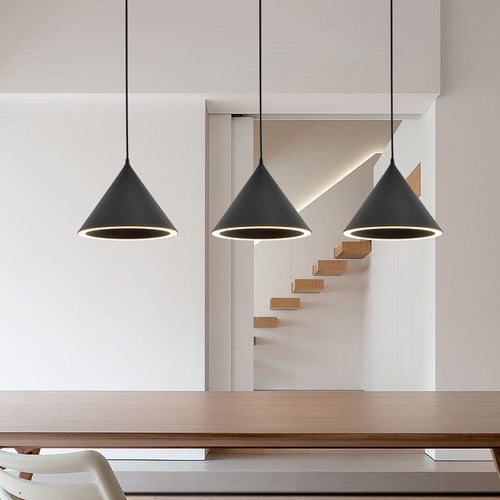 Aria Funnel-Shape Colourful LED Pendant Light