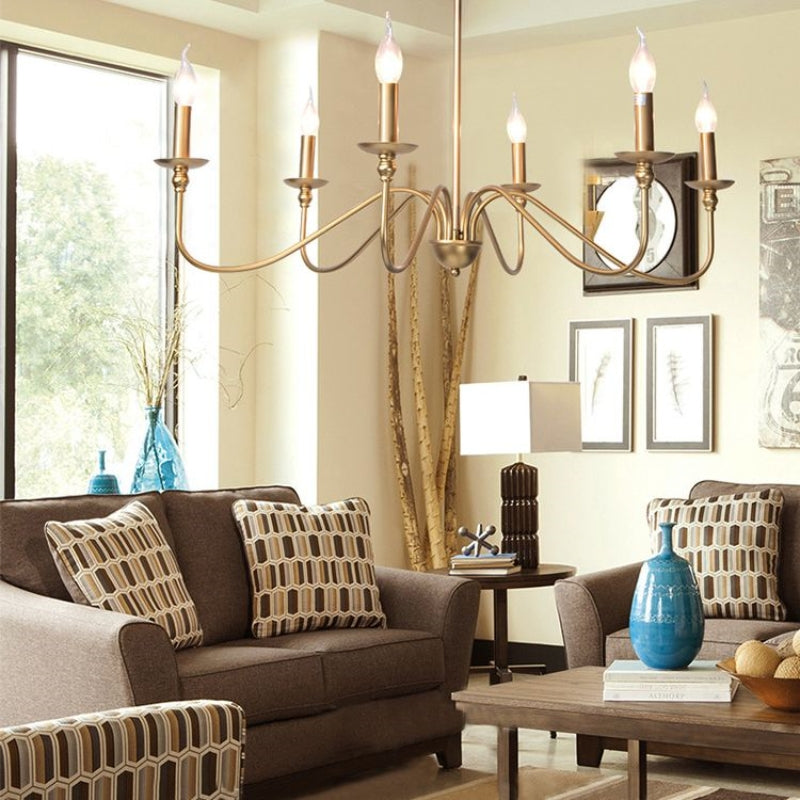 Orix Retro Vintage Candle Metal Chandelier
