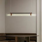 Arisha Pendant Light Linear Modern, /Metal, Black/Gold, Study