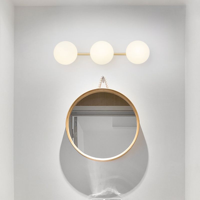 Valentina Modern Dome Metal Bathroom & Vanity Wall Lamps, Multicolor