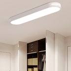 Arisha Oval Flush Mount LED Ceiling Light, Black/White/Grey/Gold