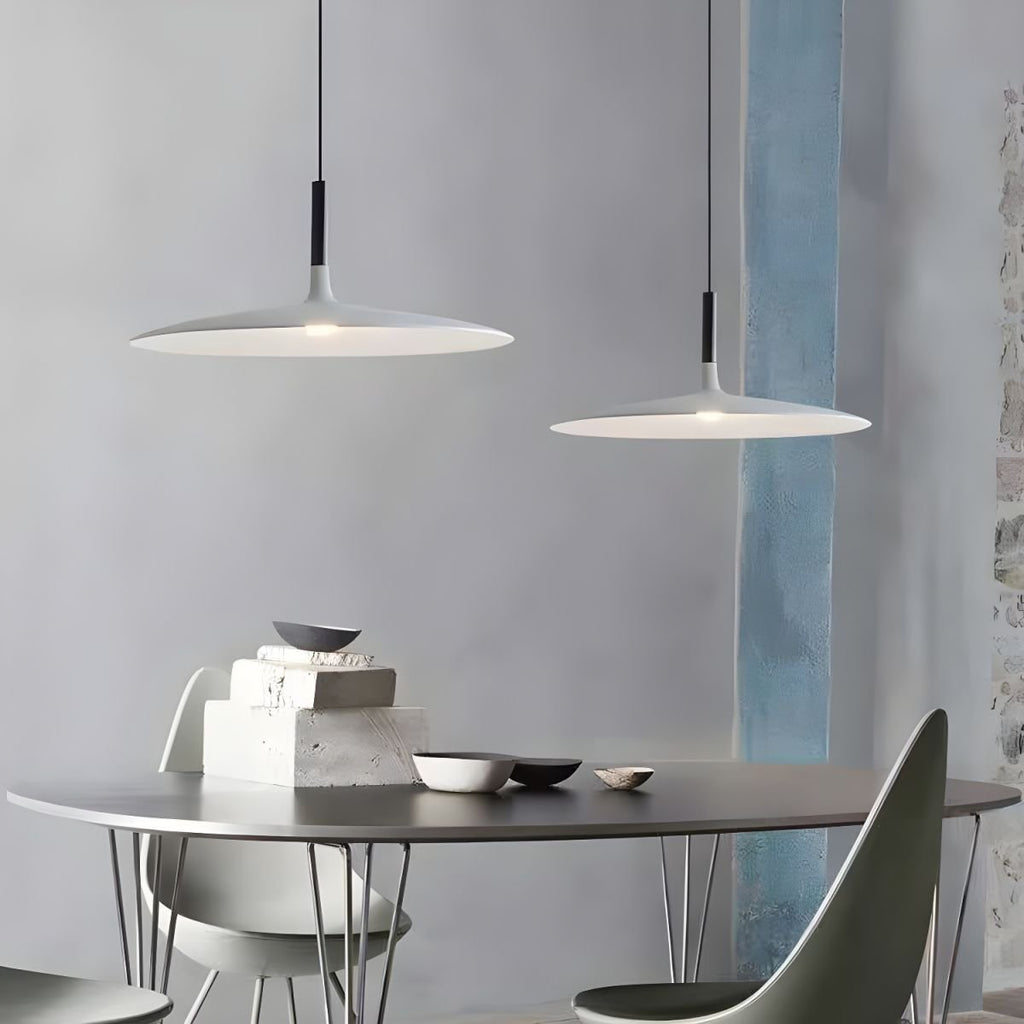 Lustra Pendant Lamp Aluminum Flat Disc
