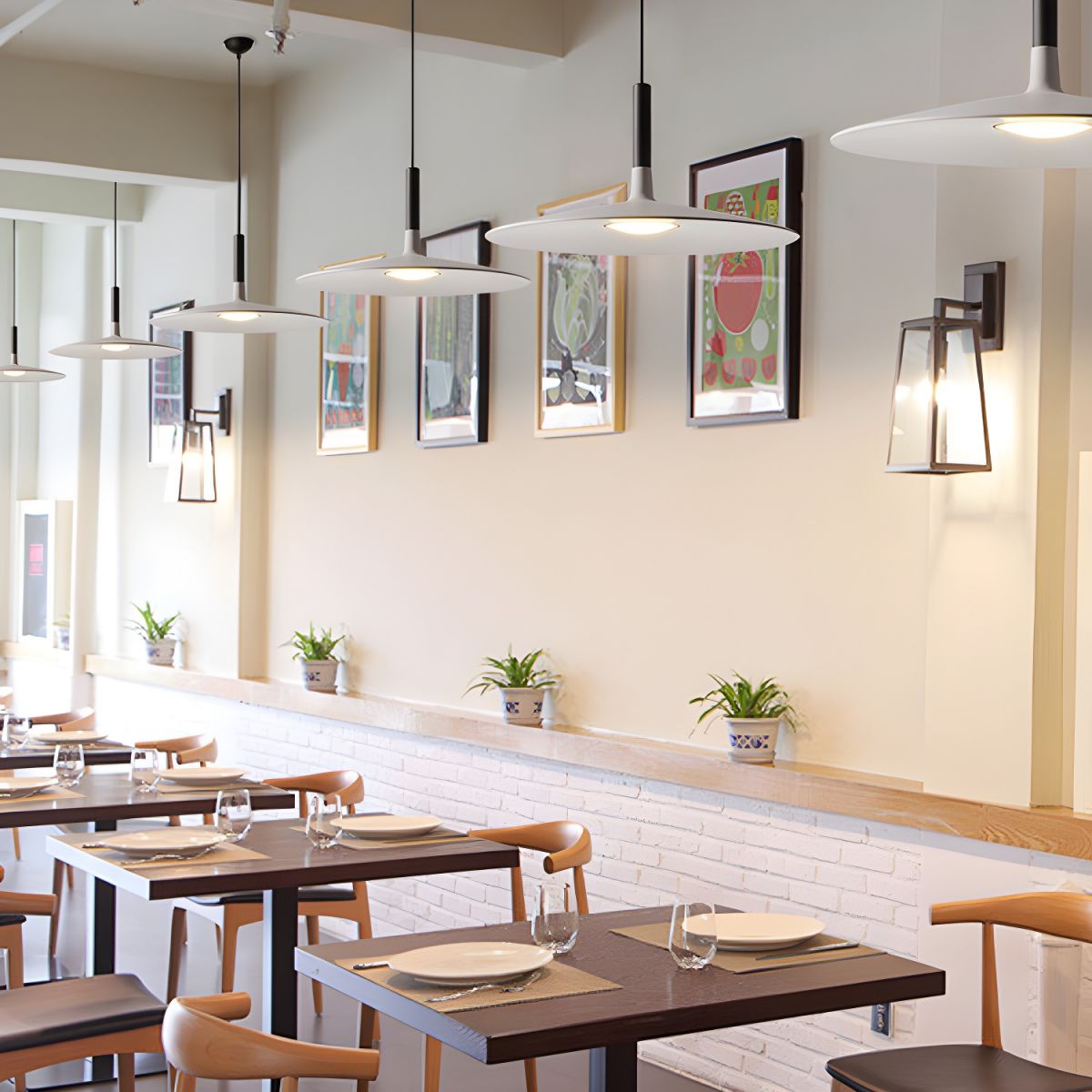 Lustra Pendant Lamp Aluminum Flat Disc