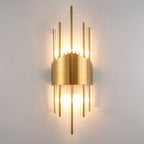 Kristy Luxury Gold Crystal Bedroom Bedside Wall Lamp