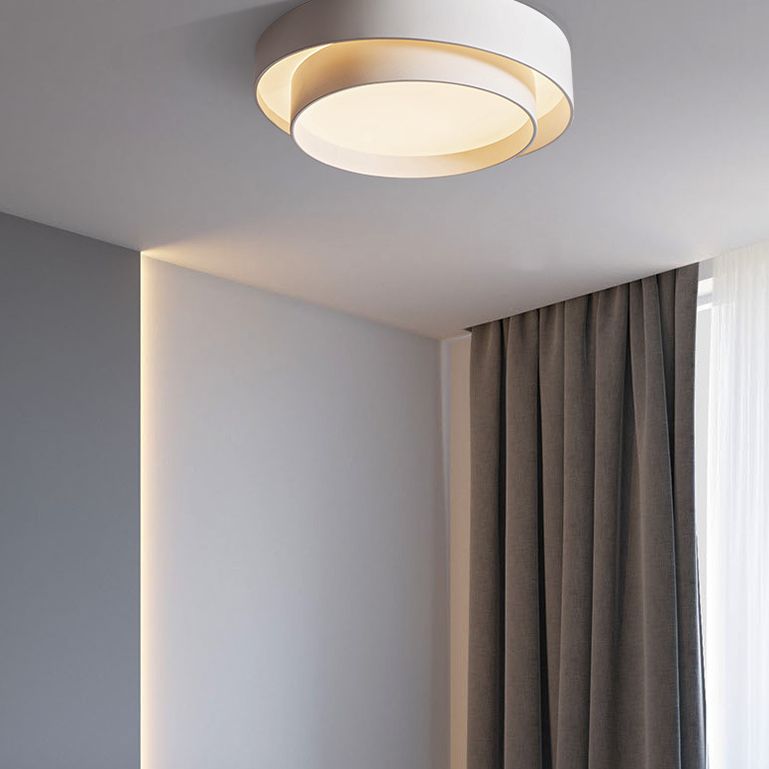Arux Nordic Art Deco Circular Flush Mount Ceiling Light