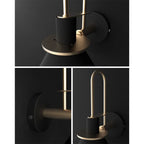 Valentina Vintage Horn Shape Metal Wall Lamp, Living room/Bedroom/Bathroom