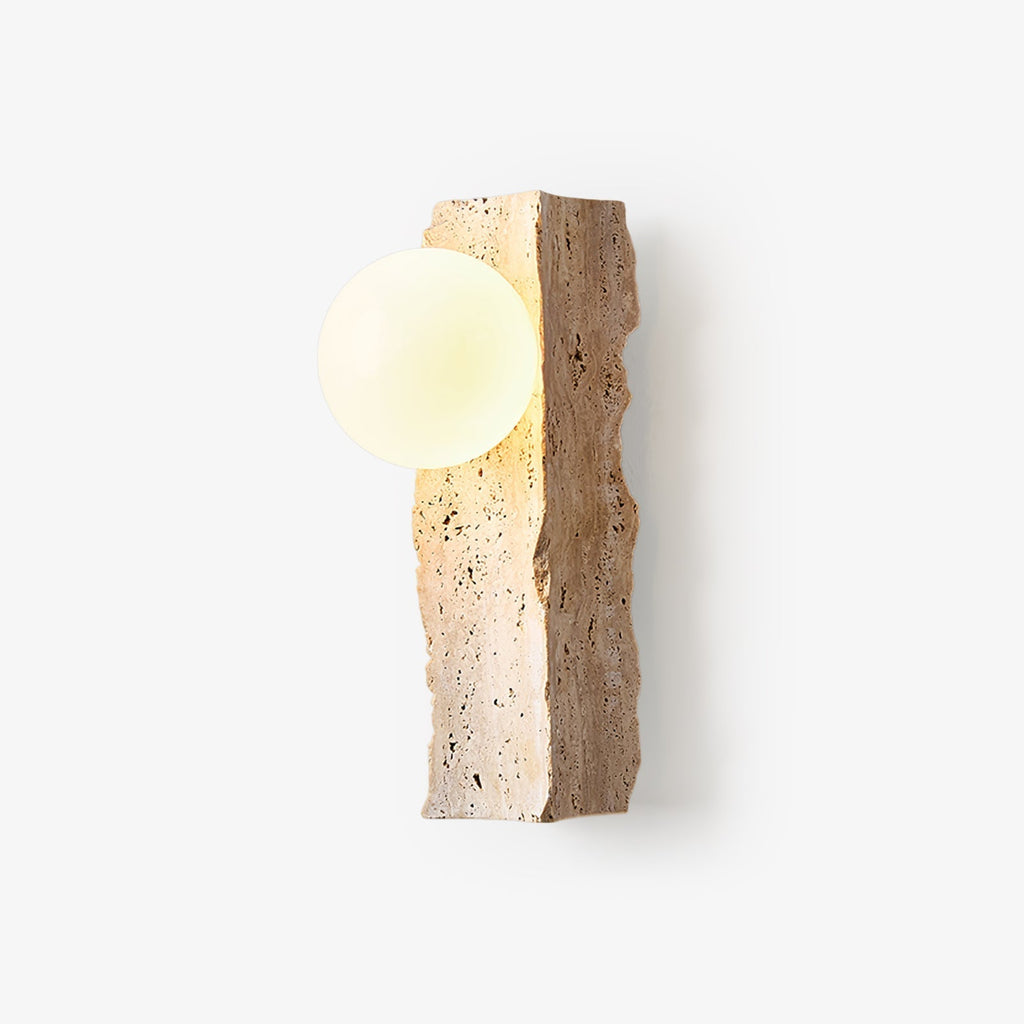 Elnoren Organic Travertine Wall Light