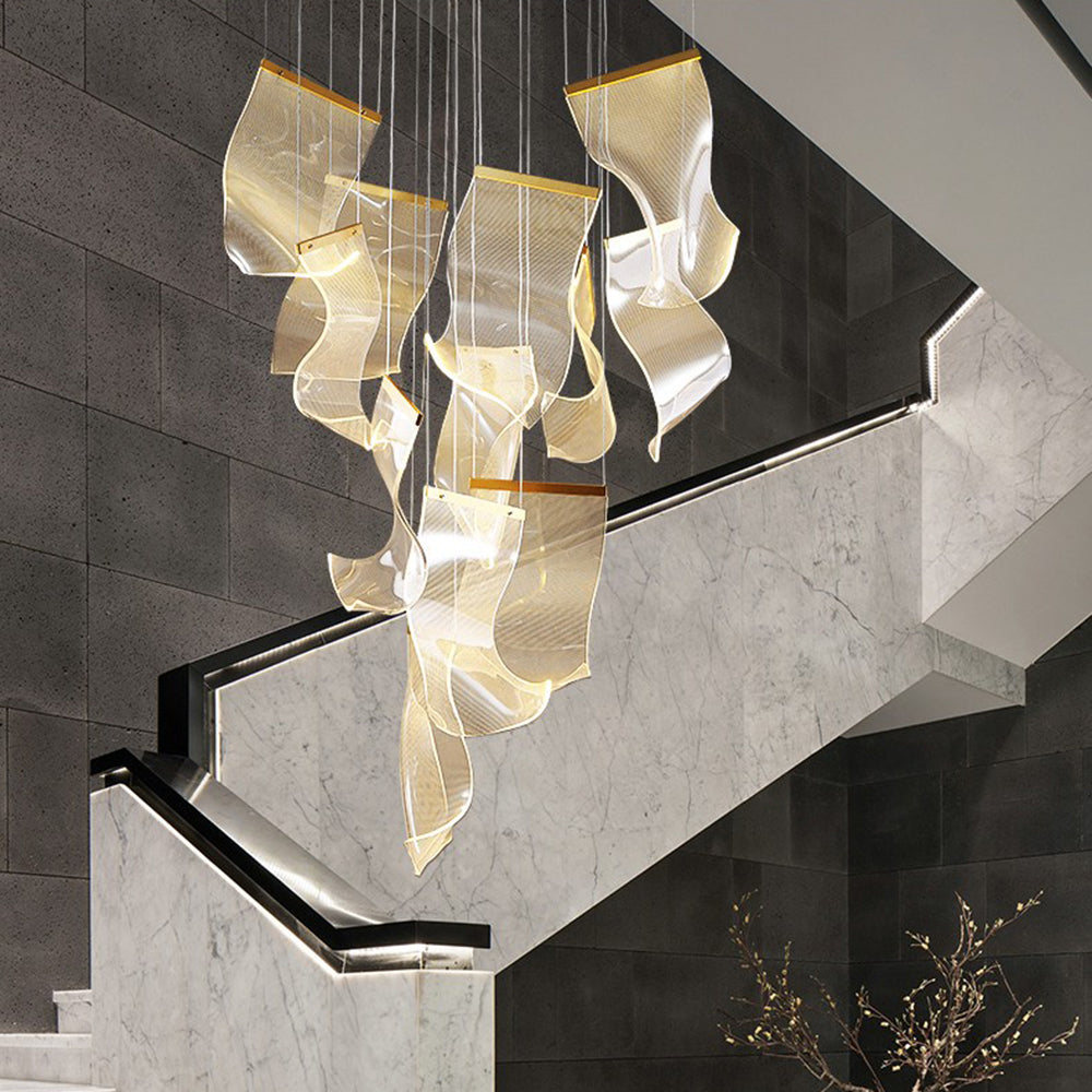 Arisha Luxury Artistic Chandelier, Gold