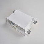 Aria Modern Recessed Metal/Plaster LED Wall Lamp, White