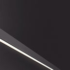 Liora Modern Slim Linear Black LED Wall Lamp
