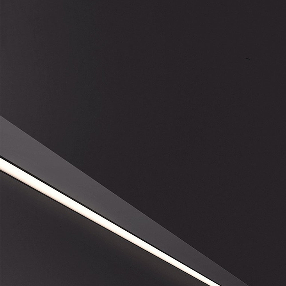 Liora Modern Slim Linear Black LED Wall Lamp