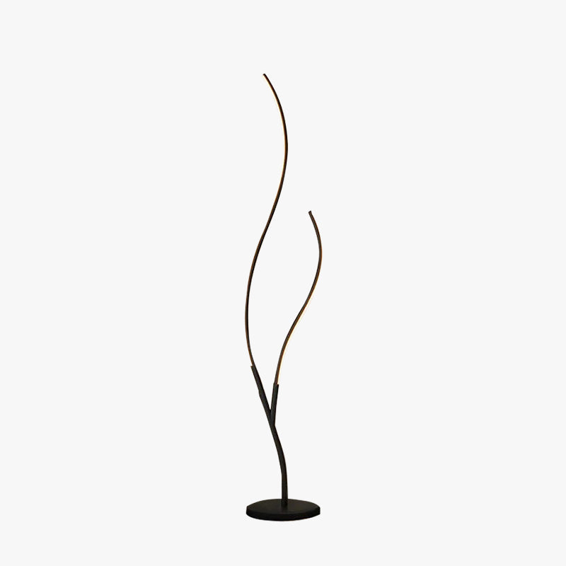 Louise Modern Simple Floor Lamp, Black & White