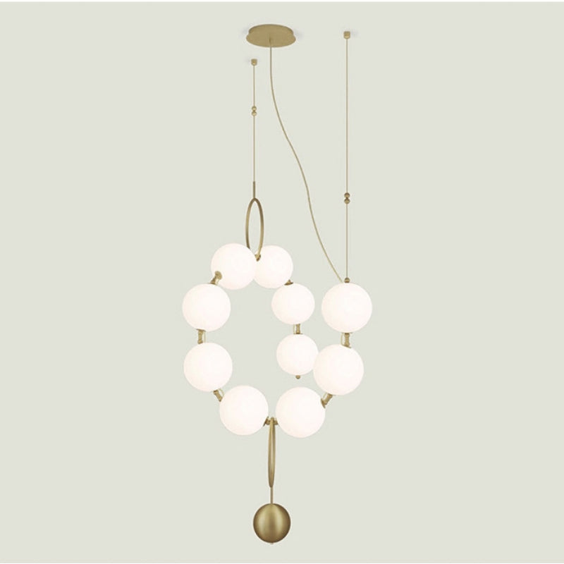 Valentina Postmodern Loft Ball Pendant Lamp Creative Necklace Design