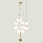 Valentina Postmodern Loft Ball Pendant Lamp Creative Necklace Design