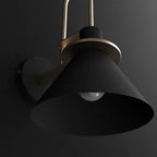 Valentina Vintage Horn Shape Metal Wall Lamp, Living room/Bedroom/Bathroom