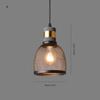 Xenith Industrial Cylindrical Pendant Light, Cement/Metal