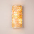 Muto Led Wall Mounted Bedside Lamp, Rattan/, Bedroom