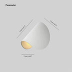 Myra LED Wall Reading Lamp 360° Rotatable, Bedside & Living Room