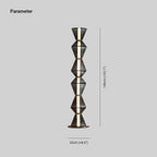Evette Nordic Modern Black LED Pendant & Floor&Table Lamp, Glass