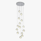 Valentina Modern Multi Clean Globe Pendant Light, Foyer