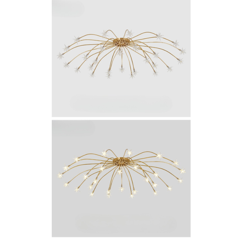 Arisha Art Deco Starry  Flush Mount Ceiling Light