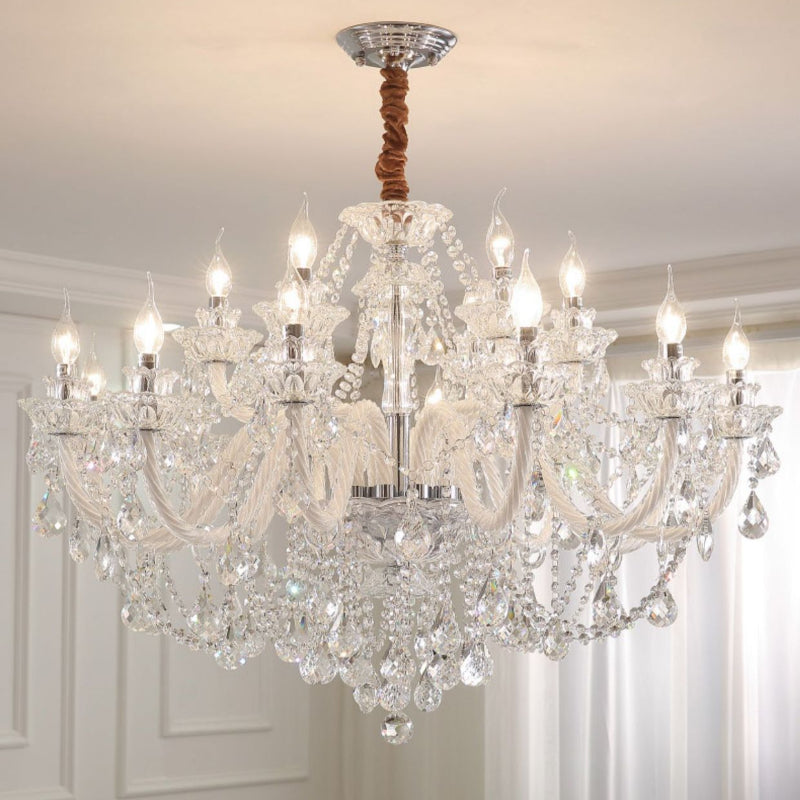 Silva Chandelier  French Crystal Living Room Dining Room