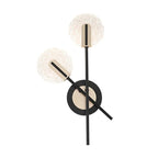 Valentina Wall Lighting Disc Modern, Metal/, Black/White, Bedroom