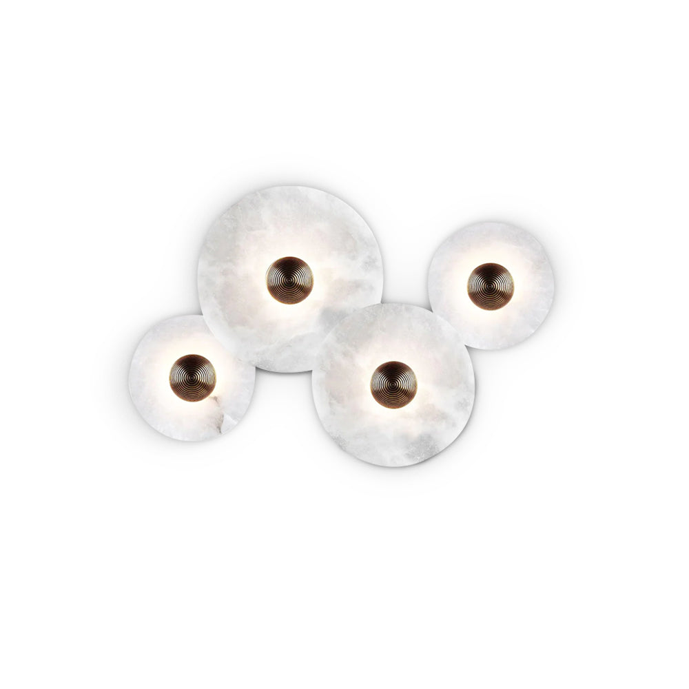Kristy Alabaster Combination Wall Lamp