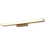 Arisha Modern Minimalist Linear Wooden Wall Lamp, Wood/Walnut