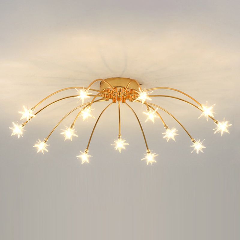 Arisha Art Deco Starry  Flush Mount Ceiling Light