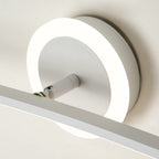 Arisha Modern Linear Metal Wall Lamp, White