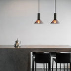 Xenith Industrial Cylindrical Pendant Light, Cement/Metal