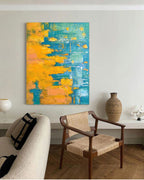 Wall Art Abstract Modern Impasto Scene