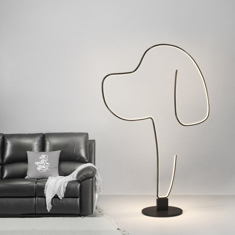 Edge Modern Cat/Dog Linear Metal Floor Lamp