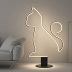 Edge Modern Cat/Dog Linear Metal Floor Lamp
