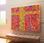 Wall Art Abstract Minimalist Bold Color