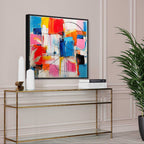 Vibrant Abstract Expressionist Painting