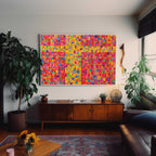 Wall Art Abstract Minimalist Bold Color