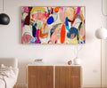 Vibrant Expressionist Painting Bold Colorful