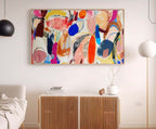 Vibrant Expressionist Painting Bold Colorful