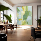 Wall Art Abstract Impasto Neutral Organic