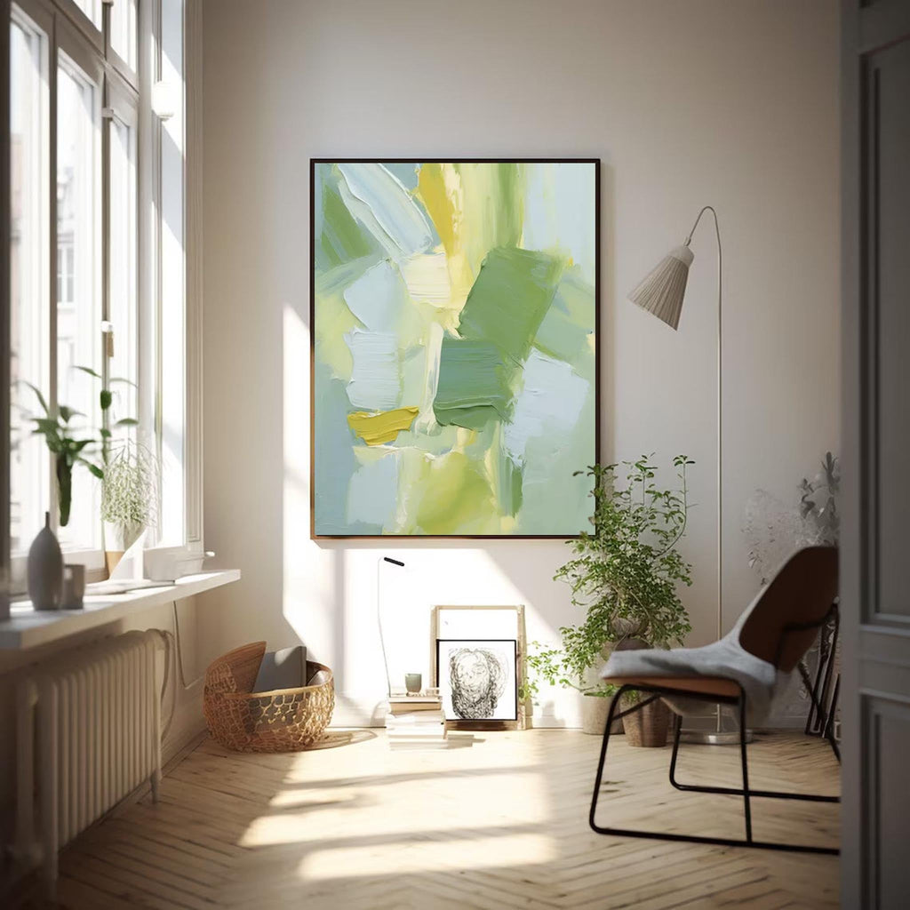 Wall Art Abstract Impasto Neutral Organic