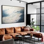 Wall Art Abstract Neutral Soft Gradient