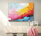 Wall Art Abstract Bold Color Pop Contemporary