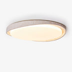Vanoren Oval Frame Travertine Ceiling Light