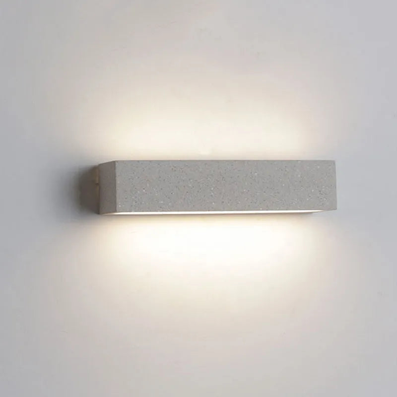 Fyra LED Outdoor Wall Lamp, Black & White