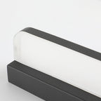 Arisha Wall Lamp Rectangular Modern, Mirror, Black/White/Chrome/Gold, Bathroom